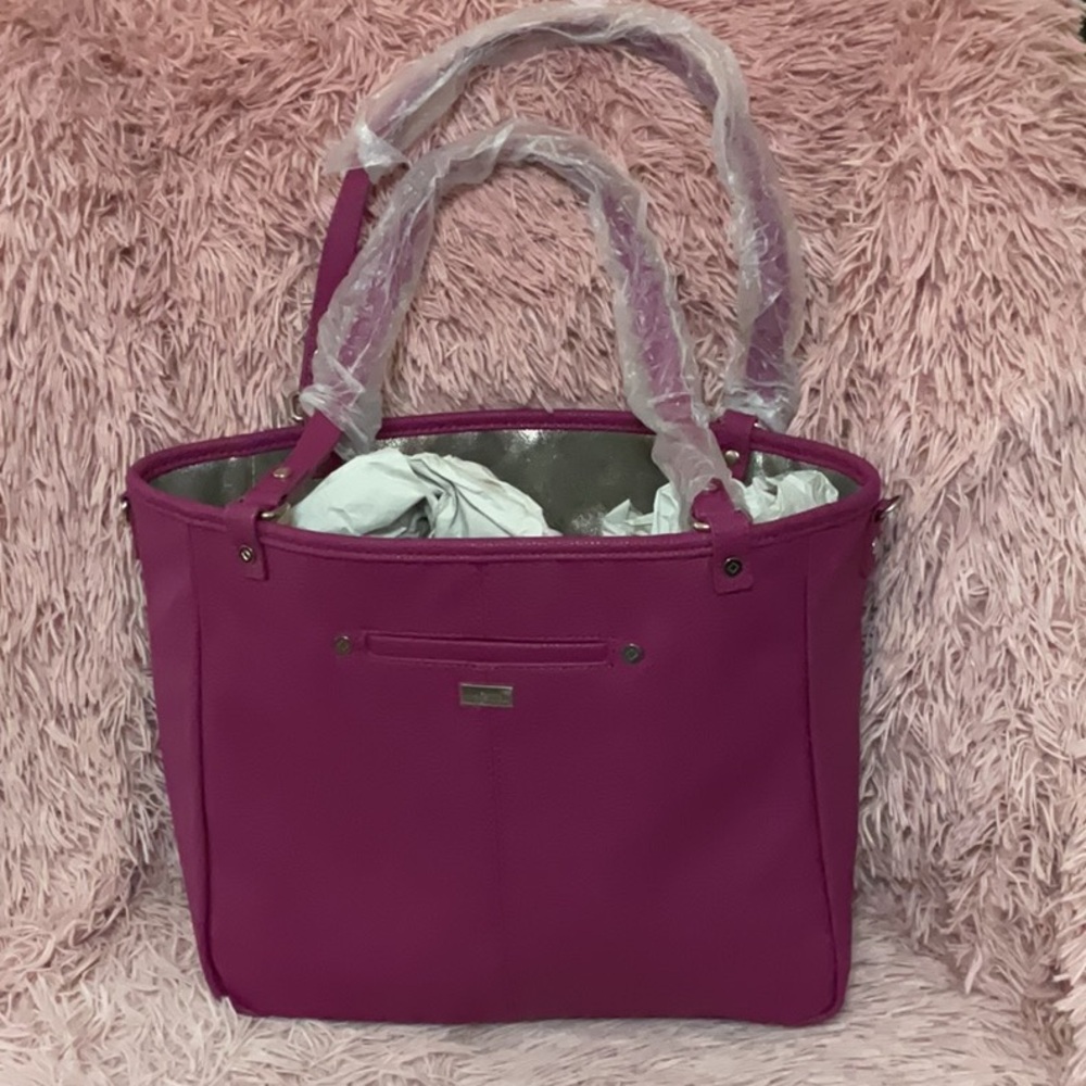 Fuchsia Everyday Tote Bag with Top Handles